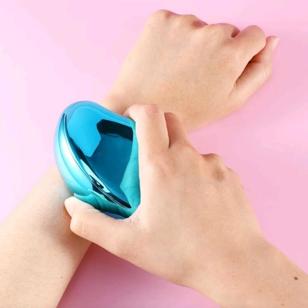 Sleek Blue Hair Removal Tool for Women